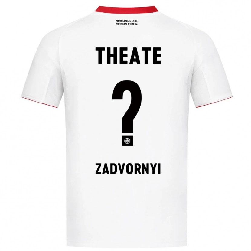 Danxen Kvinnor Igor Zadvornyi #0 Vit Röd Bortatröja Matchtröjor 2025/26 Tröjor T-Tröja