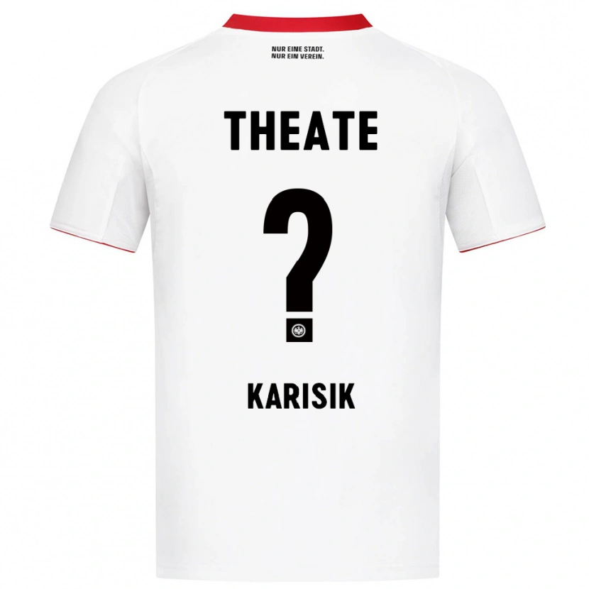 Danxen Kvinnor Harun Karisik #0 Vit Röd Bortatröja Matchtröjor 2025/26 Tröjor T-Tröja