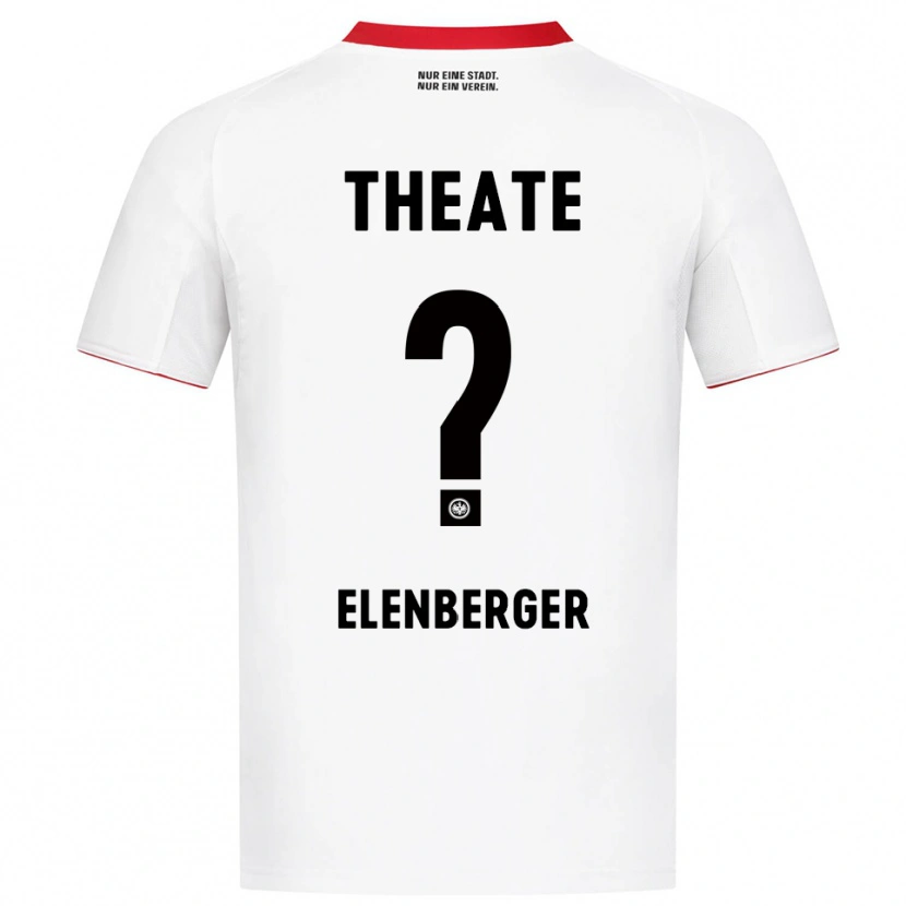 Danxen Kvinnor Samuel Elenberger #0 Vit Röd Bortatröja Matchtröjor 2025/26 Tröjor T-Tröja