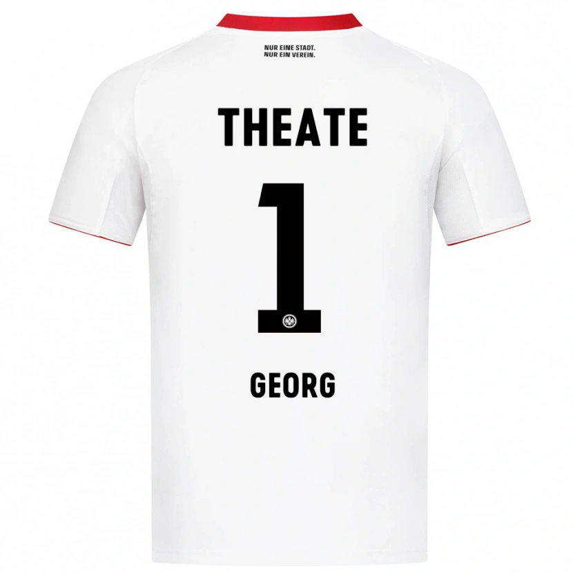 Danxen Kvinnor Hannes Georg #1 Vit Röd Bortatröja Matchtröjor 2025/26 Tröjor T-Tröja