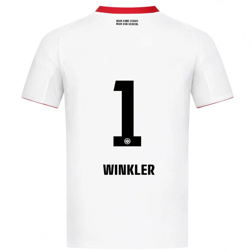 Danxen Kvinnor Sophia Winkler #1 Vit Röd Bortatröja Matchtröjor 2025/26 Tröjor T-Tröja