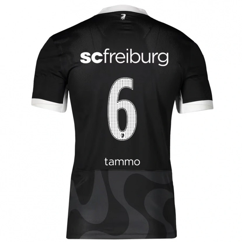 Danxen Kvinnor Tammo Schiertz #6 Svart Vit Bortatröja Matchtröjor 2025/26 Tröjor T-Tröja