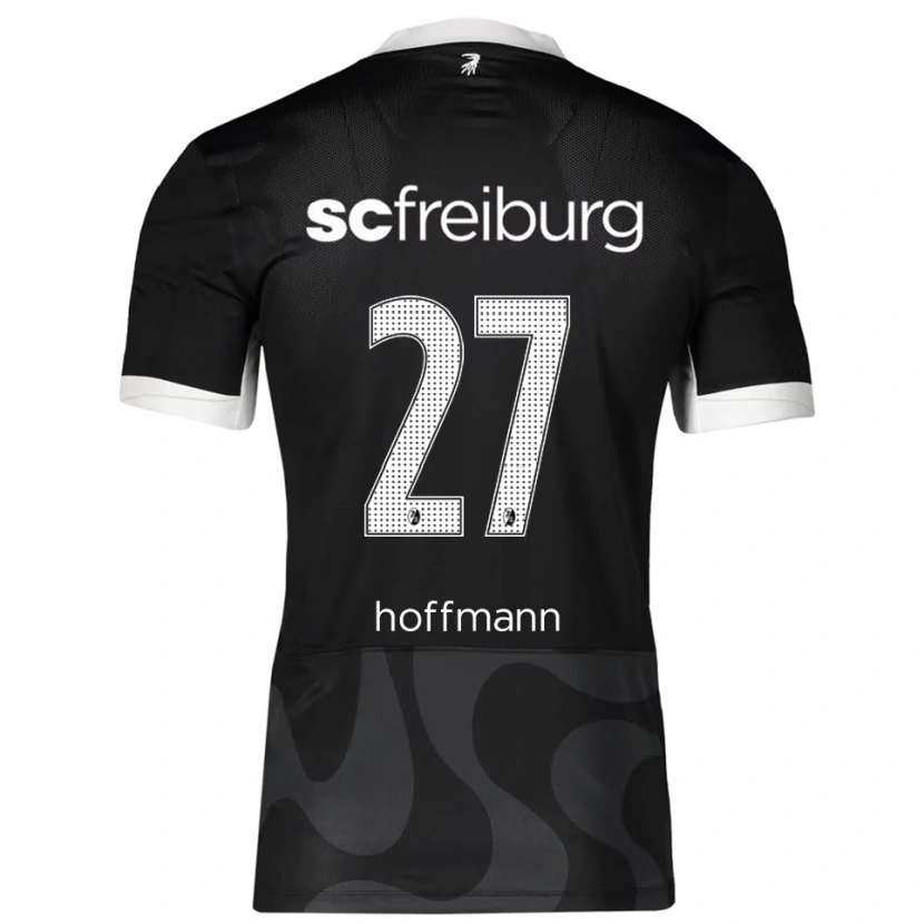 Danxen Kvinnor Giovanna Hoffmann #27 Svart Vit Bortatröja Matchtröjor 2025/26 Tröjor T-Tröja