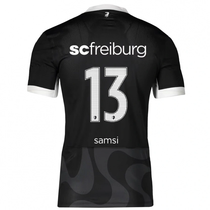 Danxen Kvinnor Simon Samsi #13 Svart Vit Bortatröja Matchtröjor 2025/26 Tröjor T-Tröja