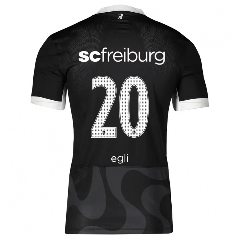 Danxen Kvinnor Leela Egli #20 Svart Vit Bortatröja Matchtröjor 2025/26 Tröjor T-Tröja