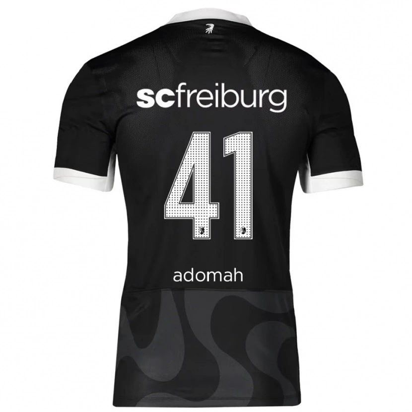 Danxen Kvinnor Bismark Adomah #41 Svart Vit Bortatröja Matchtröjor 2025/26 Tröjor T-Tröja
