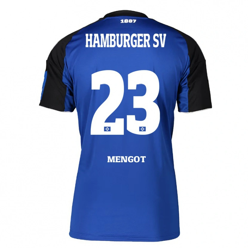 Danxen Kvinnor Ayukayoh Mengot #23 Blå Svart Bortatröja Matchtröjor 2025/26 Tröjor T-Tröja