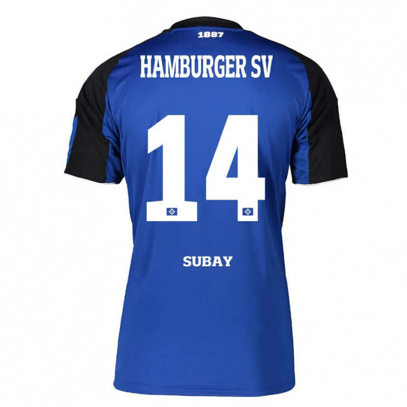 Danxen Kvinnor Okan Özer Subay #14 Blå Svart Bortatröja Matchtröjor 2025/26 Tröjor T-Tröja