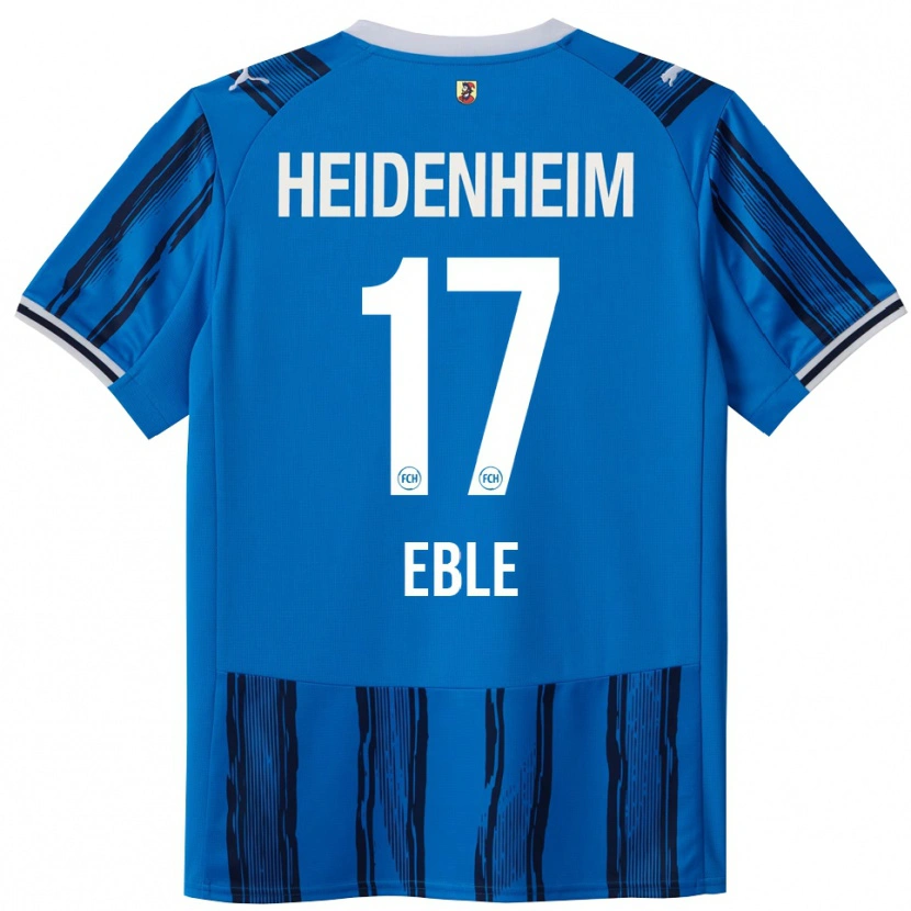 Danxen Kvinnor Julian Eble #17 Blå Marinblå Bortatröja Matchtröjor 2025/26 Tröjor T-Tröja