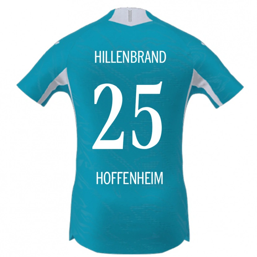 Danxen Kvinnor Jack Hillenbrand #25 Himmelsblå Bortatröja Matchtröjor 2025/26 Tröjor T-Tröja