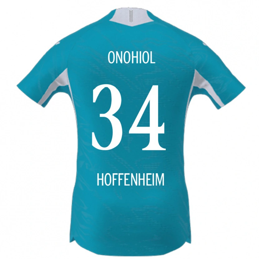 Danxen Kvinnor Yannick Onohiol #34 Himmelsblå Bortatröja Matchtröjor 2025/26 Tröjor T-Tröja