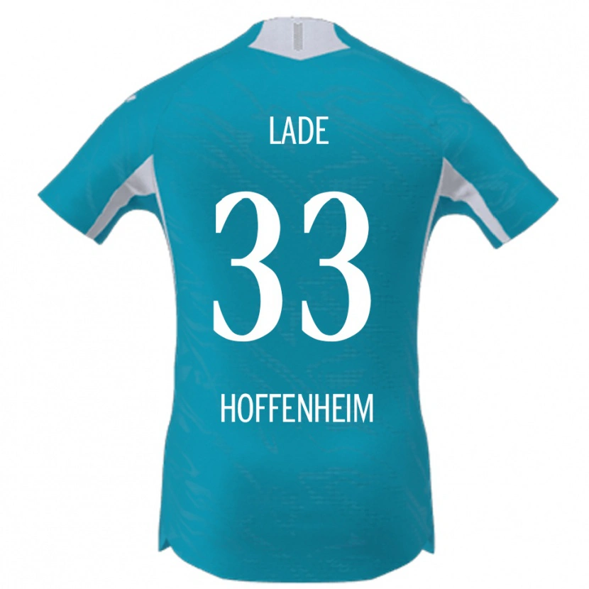 Danxen Kvinnor Benjamin Lade #33 Himmelsblå Bortatröja Matchtröjor 2025/26 Tröjor T-Tröja
