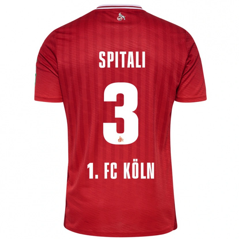 Danxen Kvinnor San-Luca Spitali #3 Röd Vit Bortatröja Matchtröjor 2025/26 Tröjor T-Tröja