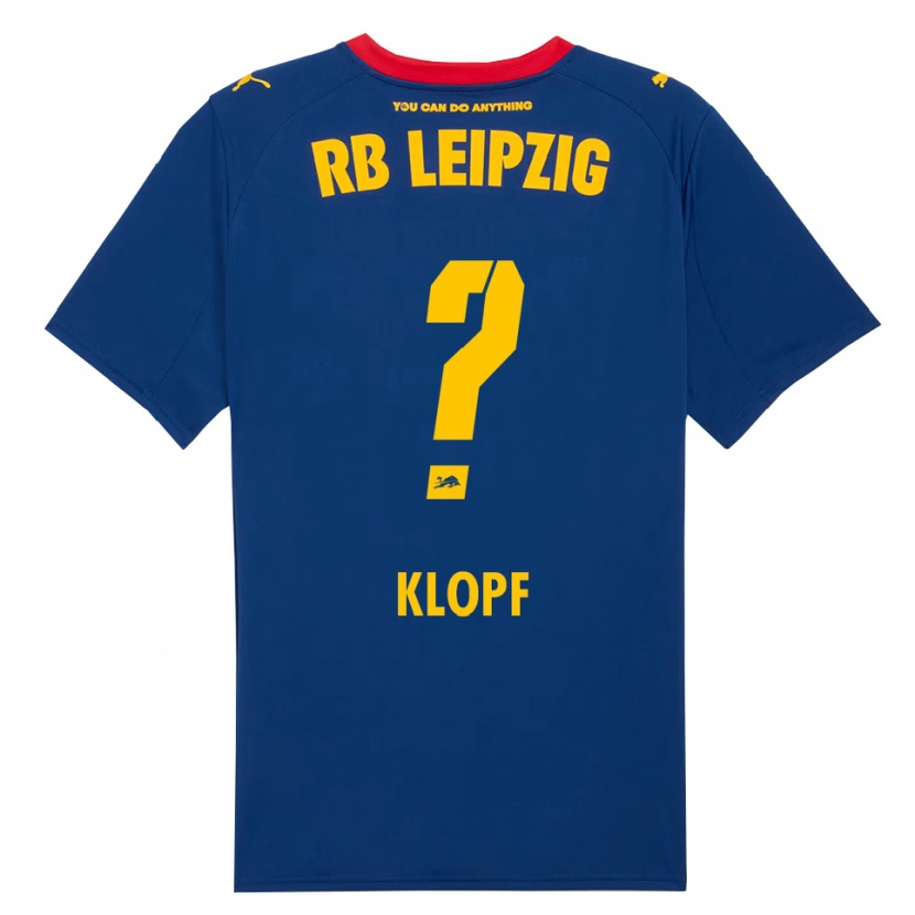 Danxen Kvinnor Oskar Klopf #0 Marinblå Röd Bortatröja Matchtröjor 2025/26 Tröjor T-Tröja