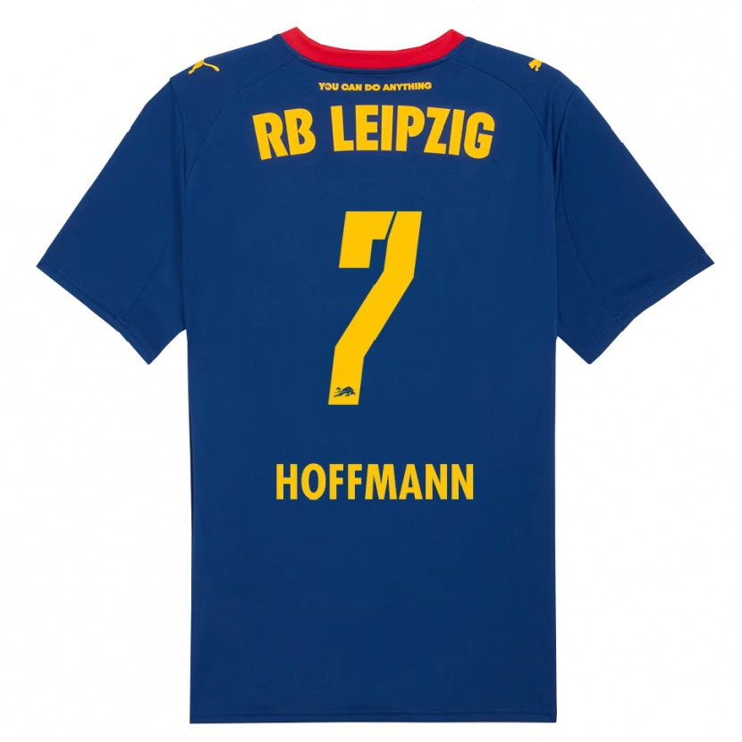 Danxen Kvinnor Giovanna Hoffmann #7 Marinblå Röd Bortatröja Matchtröjor 2025/26 Tröjor T-Tröja