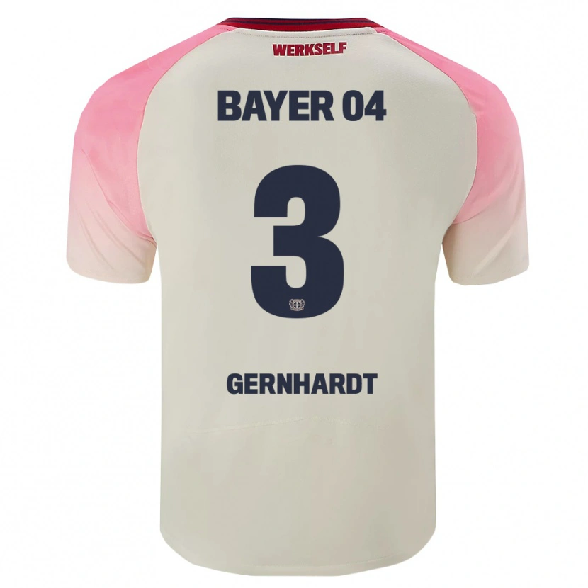 Danxen Kvinnor Nils Gernhardt #3 Rosa Off-White Bortatröja Matchtröjor 2025/26 Tröjor T-Tröja