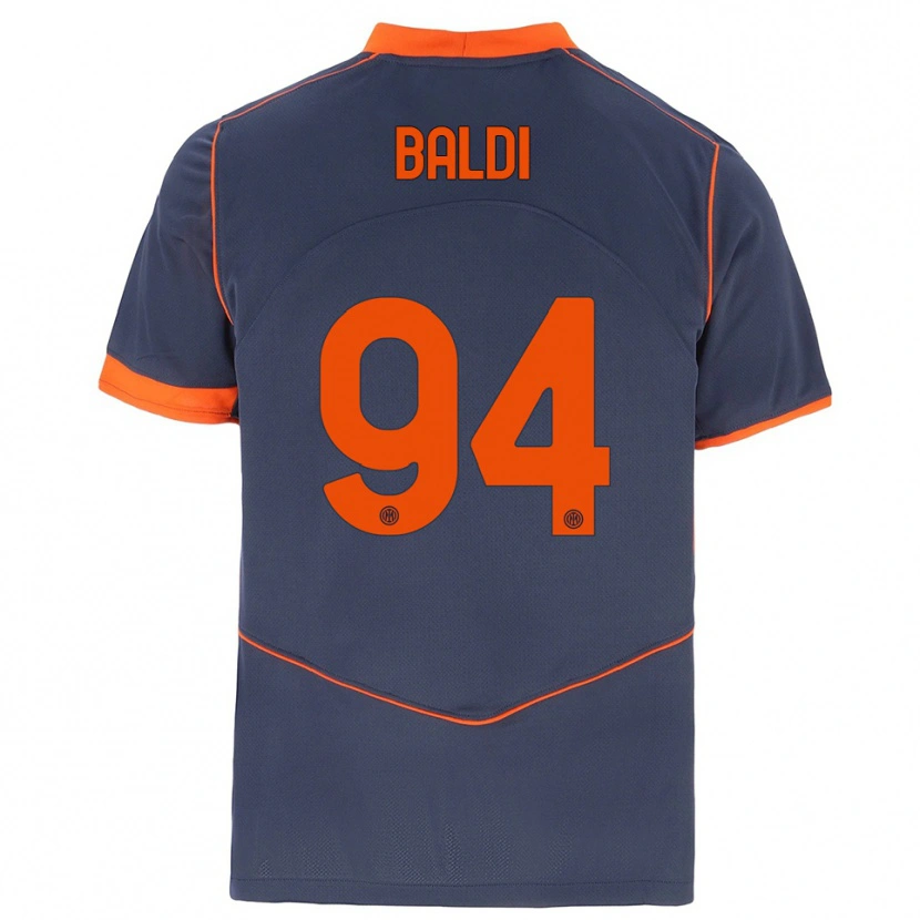 Danxen Kvinnor Rachele Baldi #94 Grå Orange Tredjesatsen Matchtröjor 2025/26 Tröjor T-Tröja