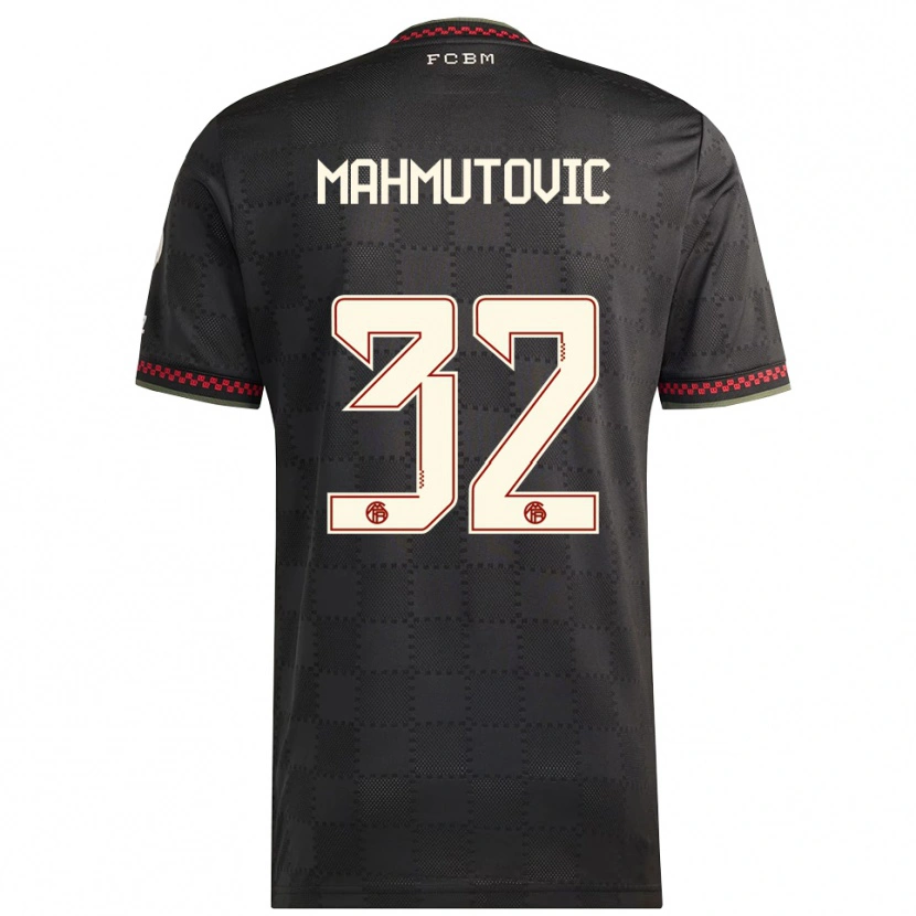 Danxen Kvinnor Ena Mahmutovic #32 Svart Vit Tredjesatsen Matchtröjor 2025/26 Tröjor T-Tröja