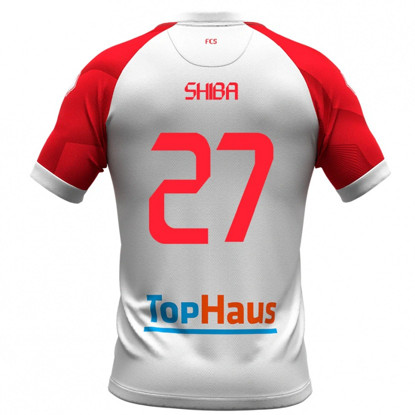 Danxen Barn Cristian Shiba #27 Vitt Rött Hemmatröja Matchtröjor 2025/26 Tröjor T-Tröja