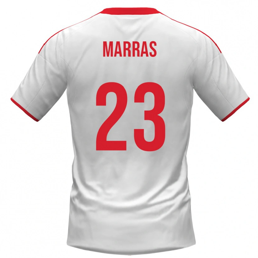 Danxen Barn Tommaso Marras #23 Vit Röd Hemmatröja Matchtröjor 2025/26 Tröjor T-Tröja