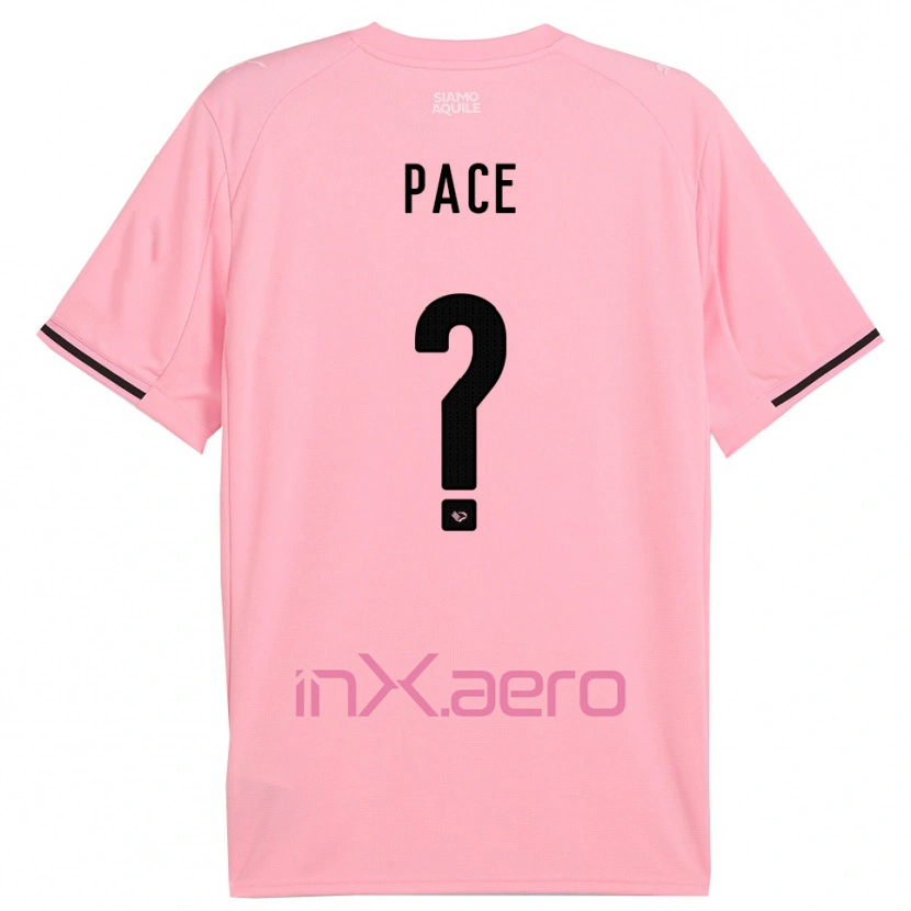Danxen Barn Andrea Pace #0 Rosa Svart Hemmatröja Matchtröjor 2025/26 Tröjor T-Tröja