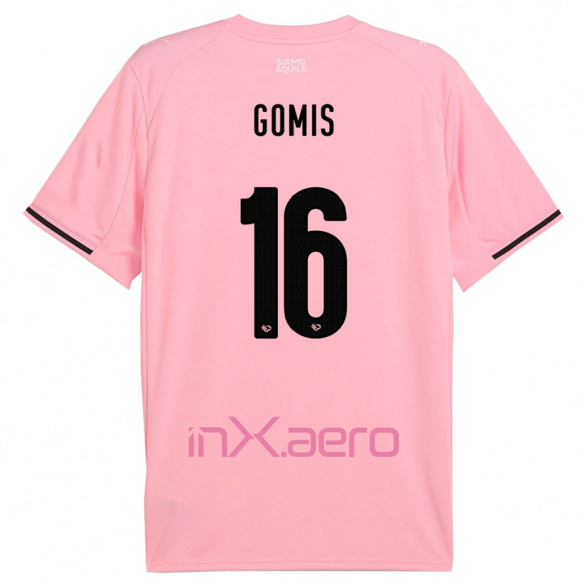 Danxen Barn Alfred Gomis #16 Rosa Svart Hemmatröja Matchtröjor 2025/26 Tröjor T-Tröja