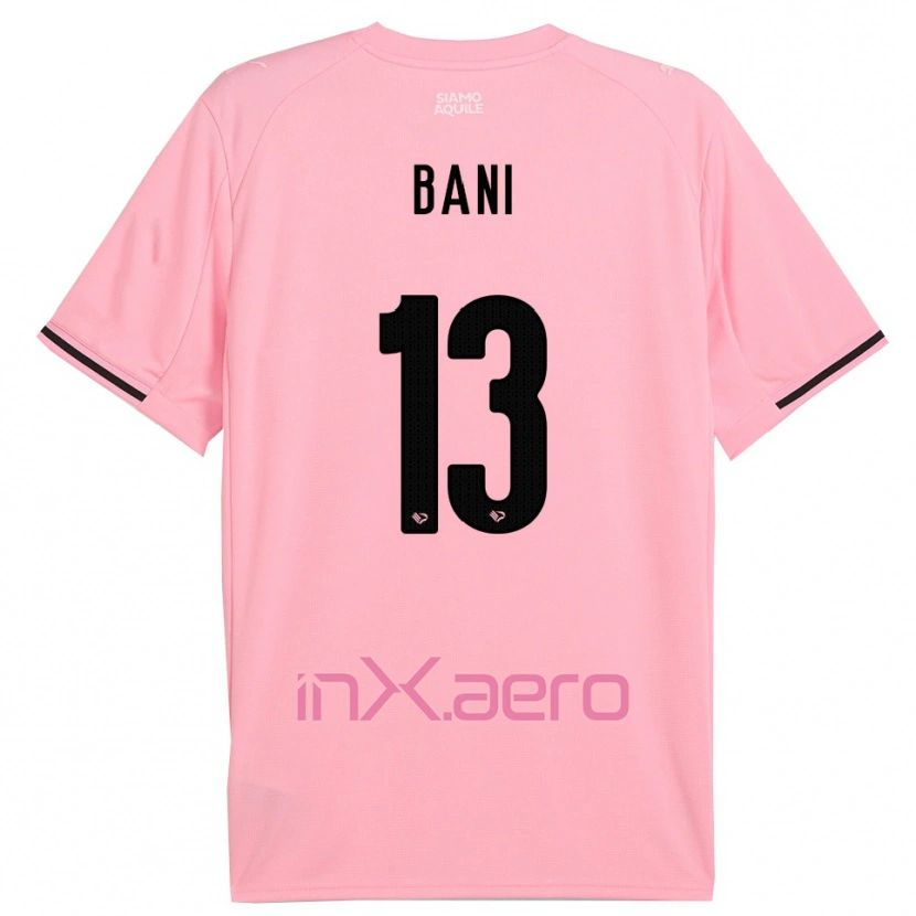Danxen Barn Mattia Bani #13 Rosa Svart Hemmatröja Matchtröjor 2025/26 Tröjor T-Tröja
