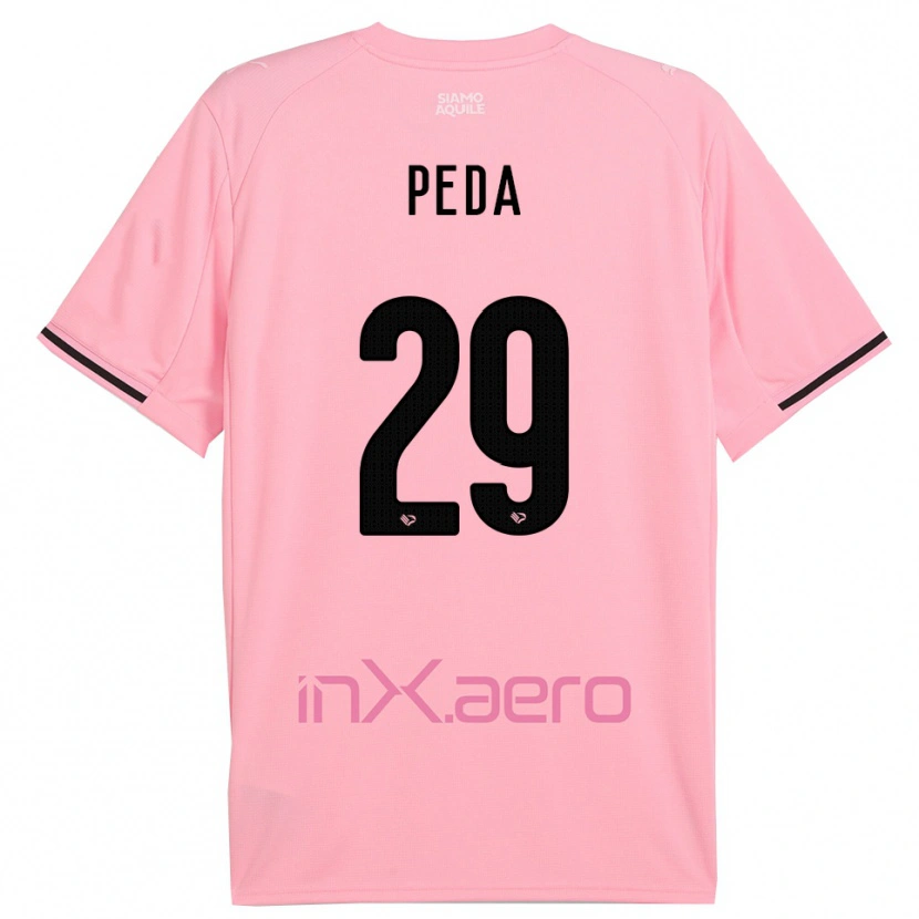 Danxen Barn Patryk Peda #29 Rosa Svart Hemmatröja Matchtröjor 2025/26 Tröjor T-Tröja