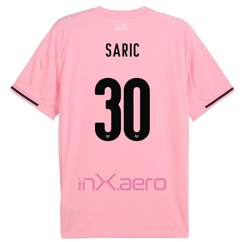 Danxen Barn Dario Saric #30 Rosa Svart Hemmatröja Matchtröjor 2025/26 Tröjor T-Tröja