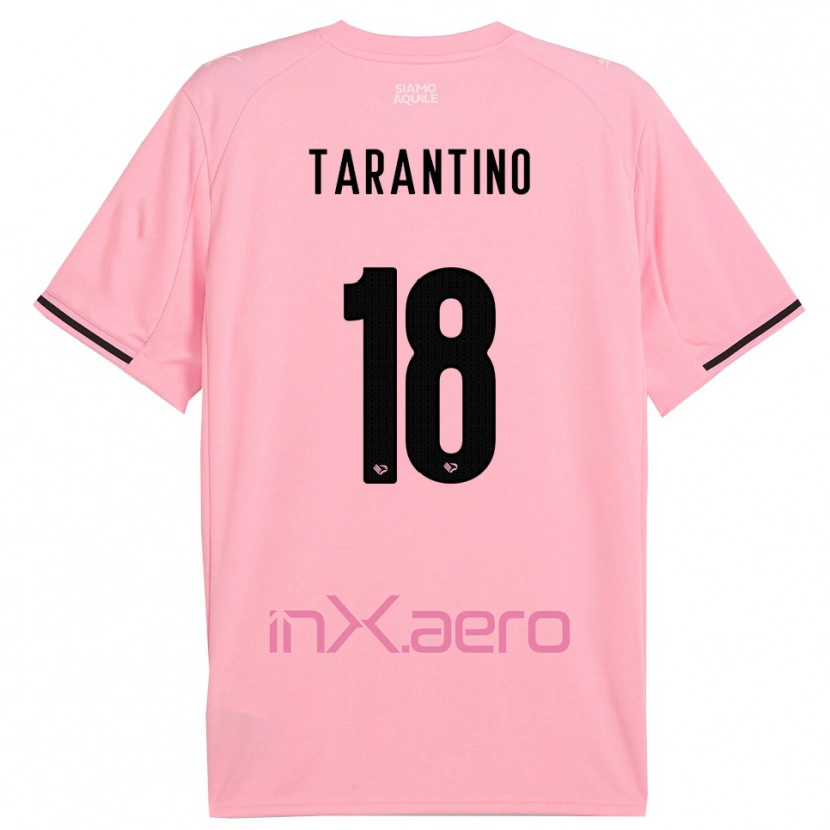 Danxen Barn Antonino Tarantino #18 Rosa Svart Hemmatröja Matchtröjor 2025/26 Tröjor T-Tröja