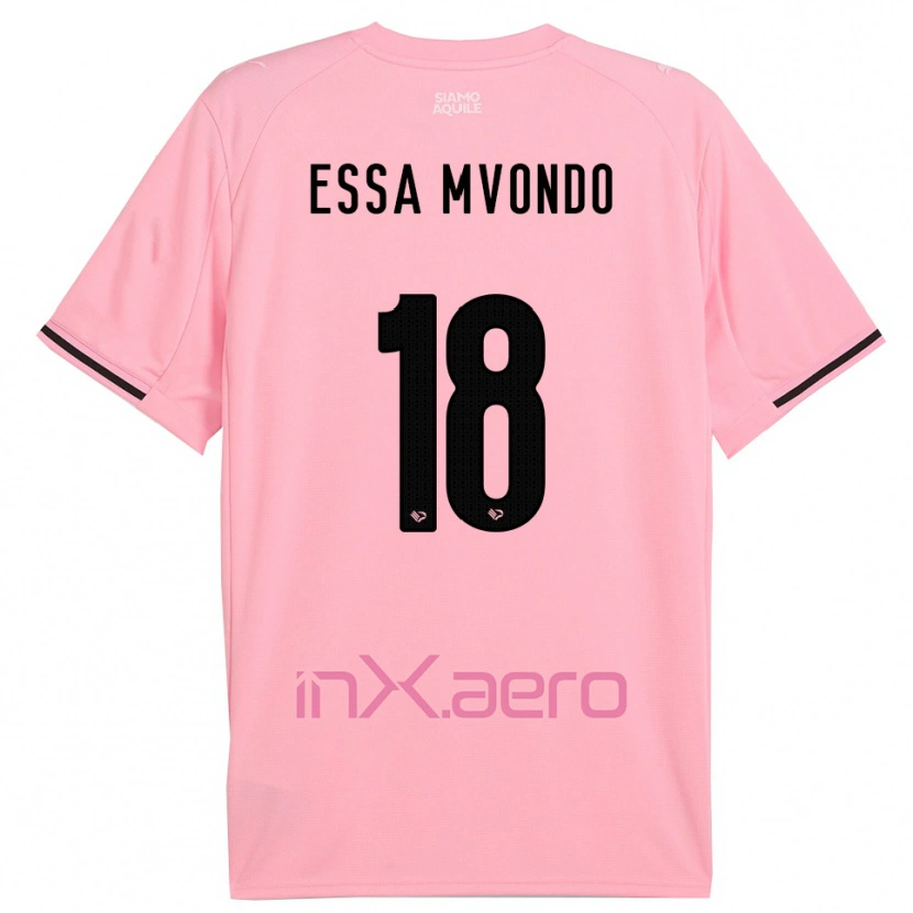 Danxen Barn Troy Evans Essa Mvondo #18 Rosa Svart Hemmatröja Matchtröjor 2025/26 Tröjor T-Tröja