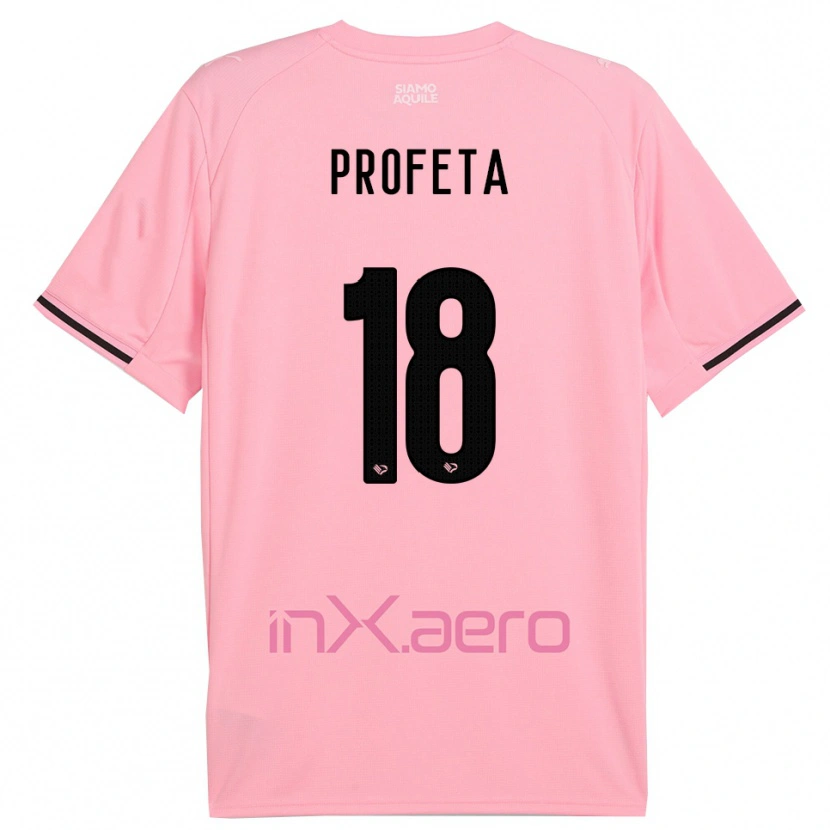 Danxen Barn Andrea Profeta #18 Rosa Svart Hemmatröja Matchtröjor 2025/26 Tröjor T-Tröja