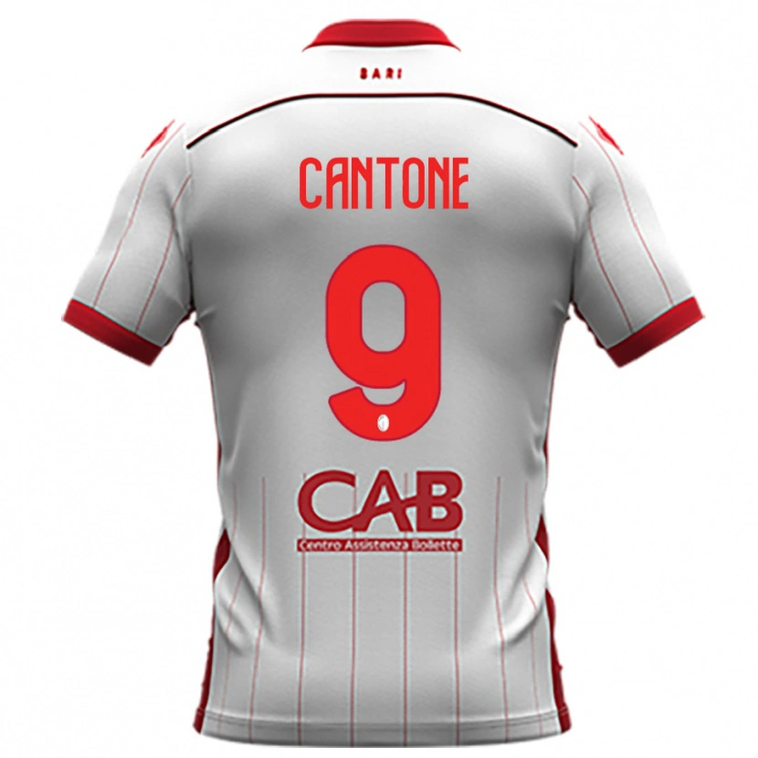 Danxen Barn Thomas Cantone #9 Vit Röd Hemmatröja Matchtröjor 2025/26 Tröjor T-Tröja