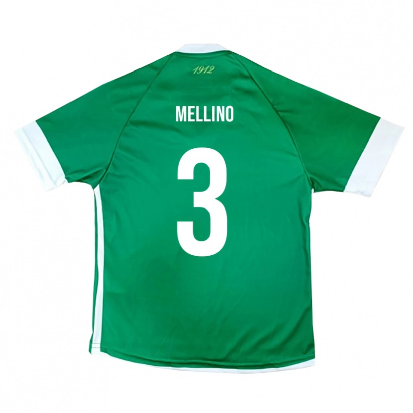 Danxen Barn Carlo Mellino #3 Grön Vit Hemmatröja Matchtröjor 2025/26 Tröjor T-Tröja