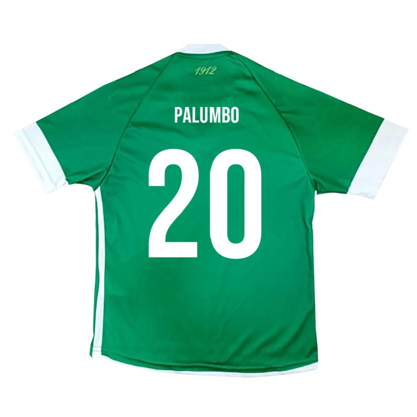 Danxen Barn Martin Palumbo #20 Grön Vit Hemmatröja Matchtröjor 2025/26 Tröjor T-Tröja