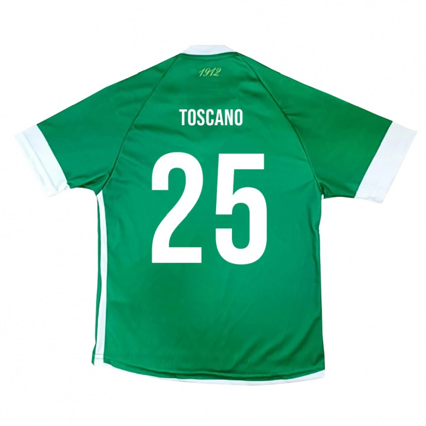 Danxen Barn Marco Toscano #25 Grön Vit Hemmatröja Matchtröjor 2025/26 Tröjor T-Tröja
