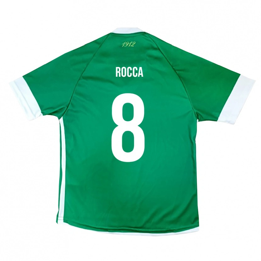 Danxen Barn Michele Rocca #8 Grön Vit Hemmatröja Matchtröjor 2025/26 Tröjor T-Tröja