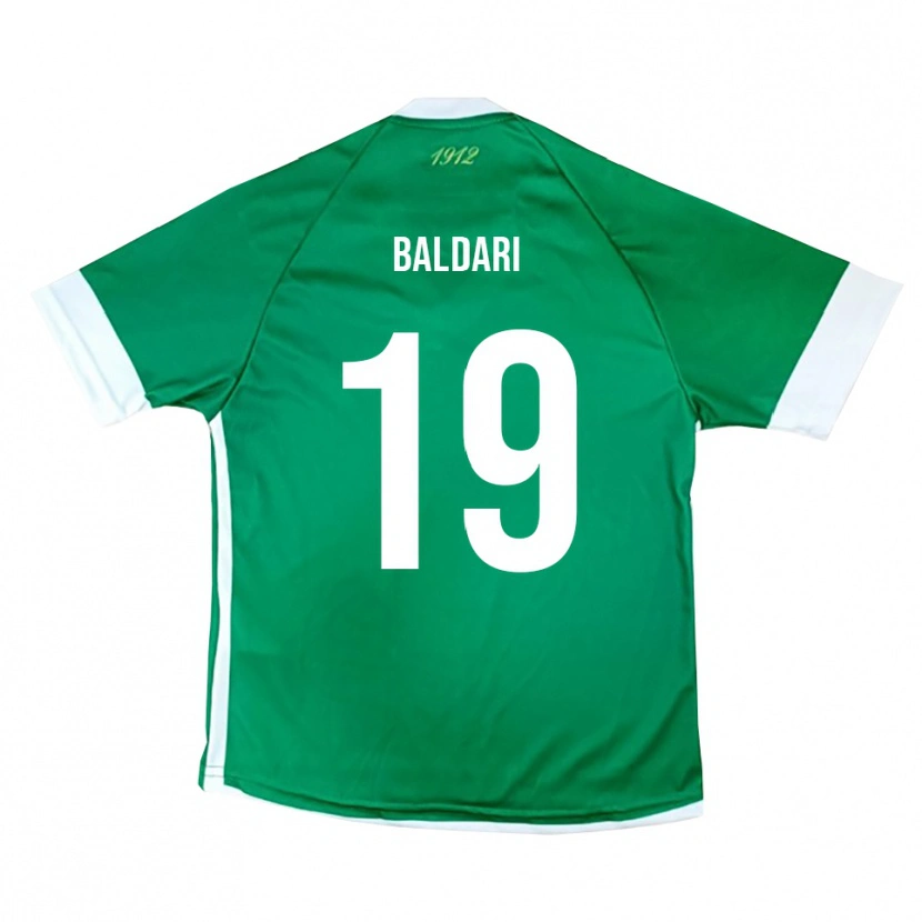 Danxen Barn Gabriele Baldari #19 Grön Vit Hemmatröja Matchtröjor 2025/26 Tröjor T-Tröja