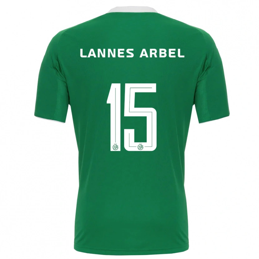 Danxen Barn Tomer Lannes Arbel #15 Grön Vit Hemmatröja Matchtröjor 2025/26 Tröjor T-Tröja