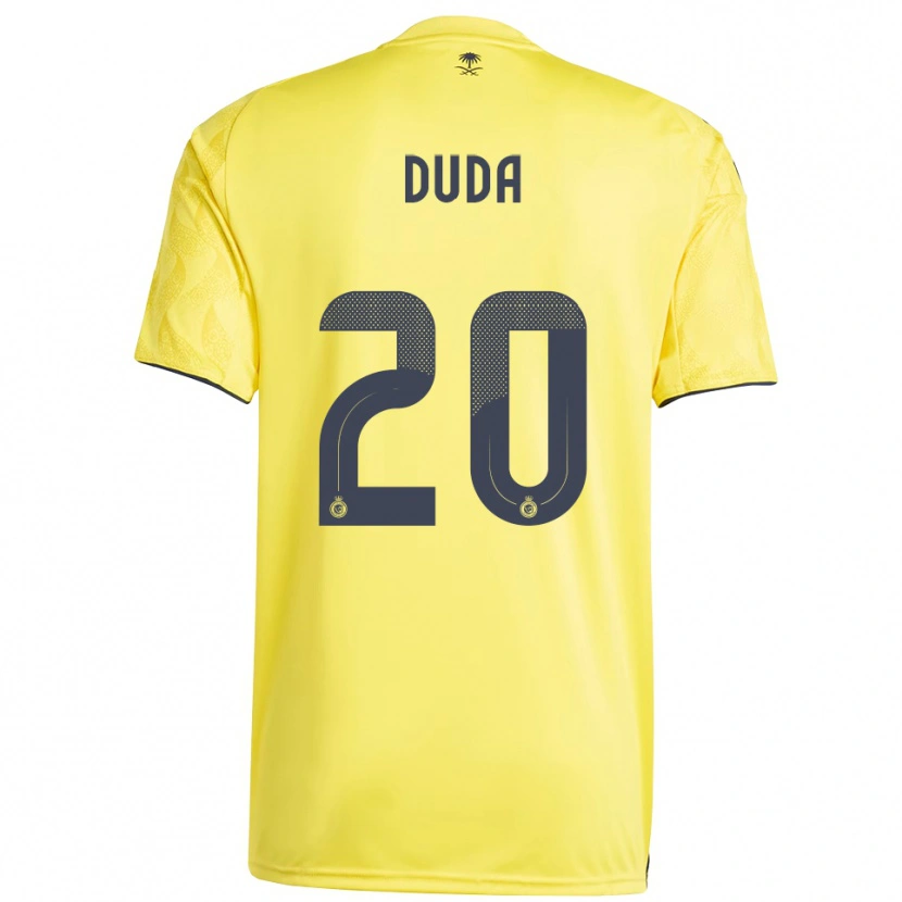 Danxen Barn Duda Francelino #20 Gul Svart Hemmatröja Matchtröjor 2025/26 Tröjor T-Tröja
