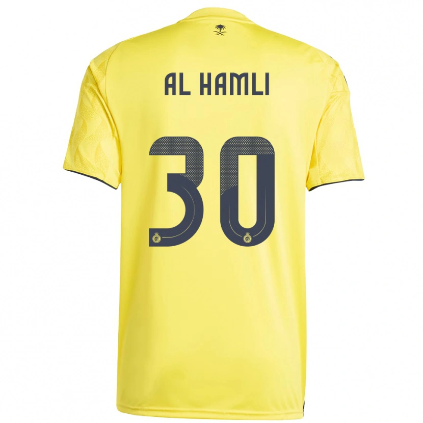 Danxen Barn Noura Al-Hamli #30 Gul Svart Hemmatröja Matchtröjor 2025/26 Tröjor T-Tröja
