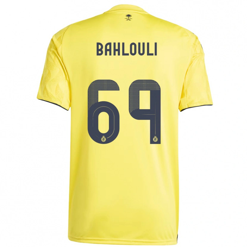 Danxen Barn Nesrine Bahlouli #69 Gul Svart Hemmatröja Matchtröjor 2025/26 Tröjor T-Tröja