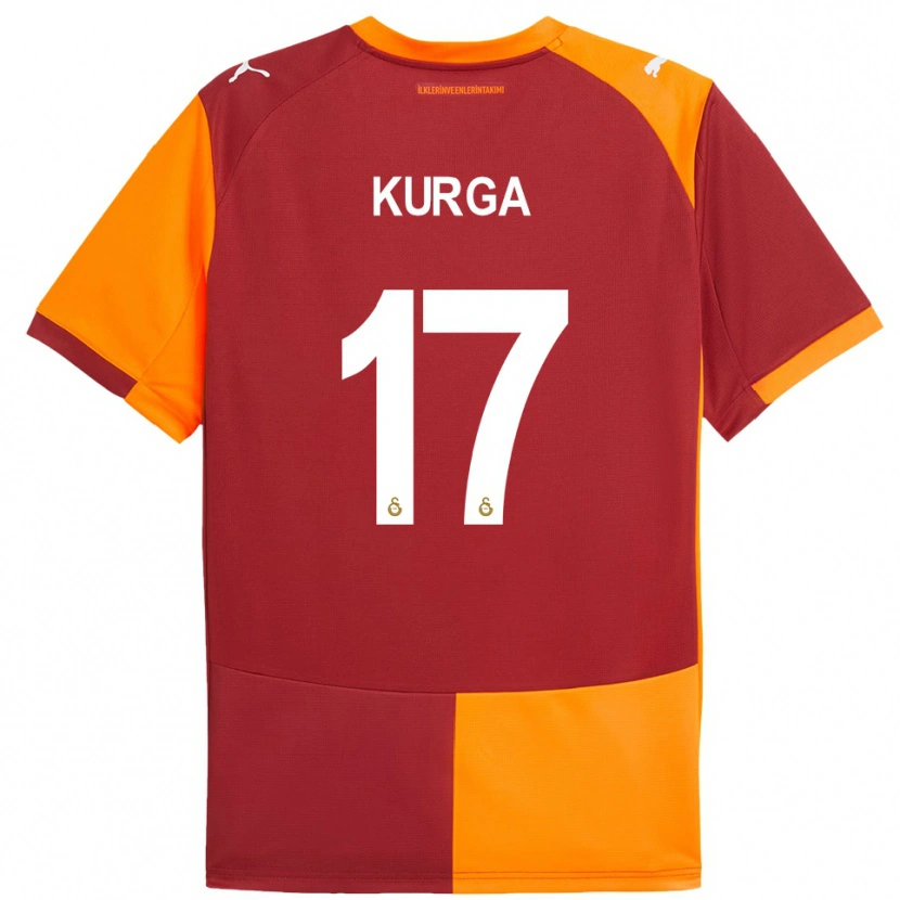 Danxen Barn Handan Kurğa #17 Röd Orange Hemmatröja Matchtröjor 2025/26 Tröjor T-Tröja