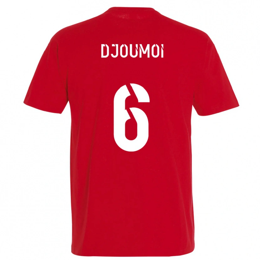 Danxen Barn Mourade Djoumoi #6 Rött Gult Hemmatröja Matchtröjor 2025/26 Tröjor T-Tröja