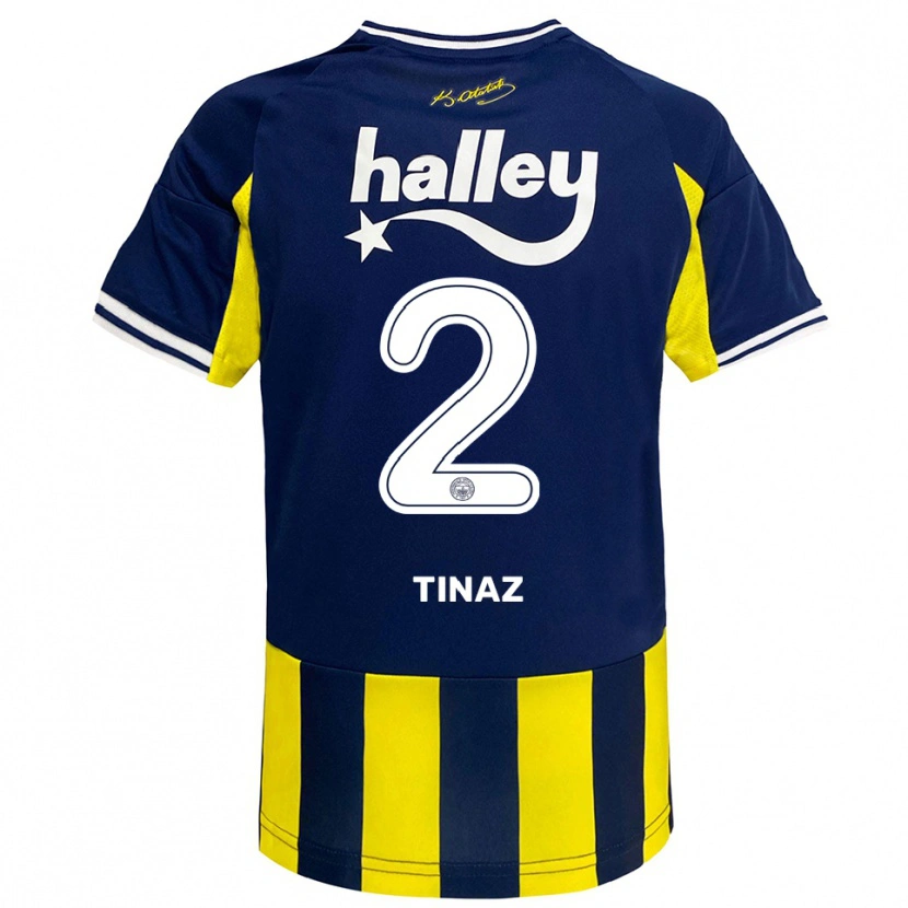 Danxen Barn Altuğ Tınaz #2 Gul Marinblå Vit Hemmatröja Matchtröjor 2025/26 Tröjor T-Tröja