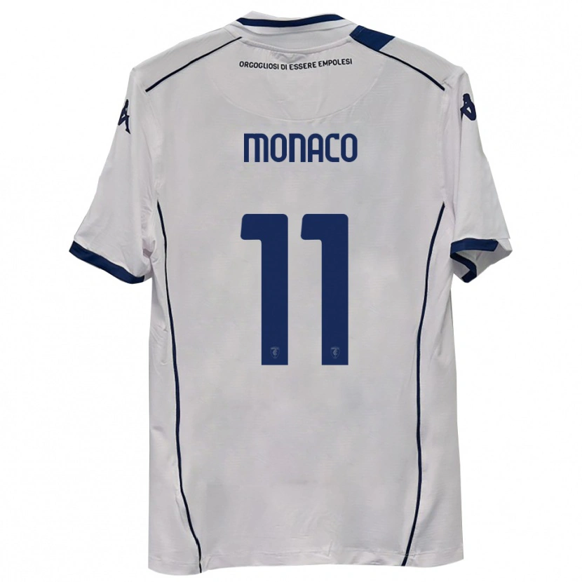 Danxen Barn Salvatore Monaco #11 Mörk Marinblå Bortatröja Matchtröjor 2025/26 Tröjor T-Tröja