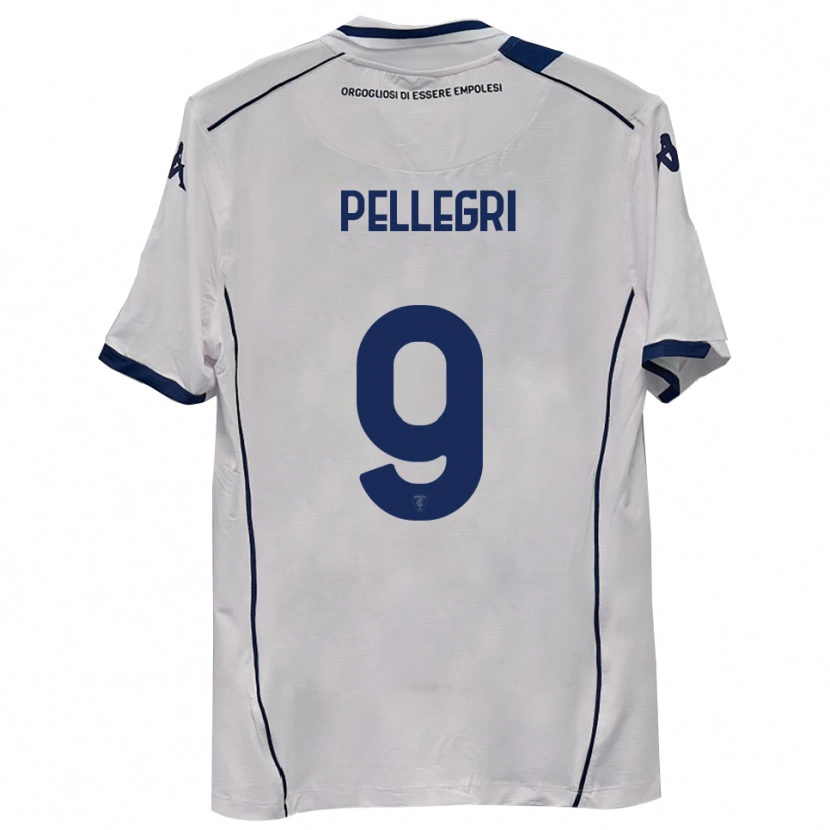 Danxen Barn Pietro Pellegri #9 Mörk Marinblå Bortatröja Matchtröjor 2025/26 Tröjor T-Tröja