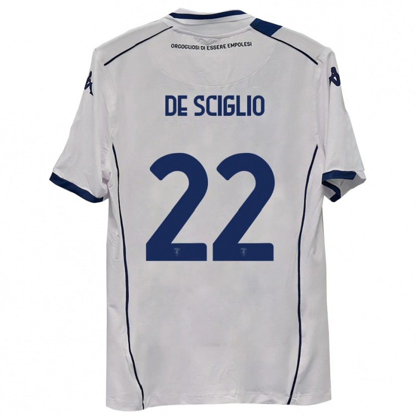 Danxen Barn Mattia De Sciglio #22 Mörk Marinblå Bortatröja Matchtröjor 2025/26 Tröjor T-Tröja