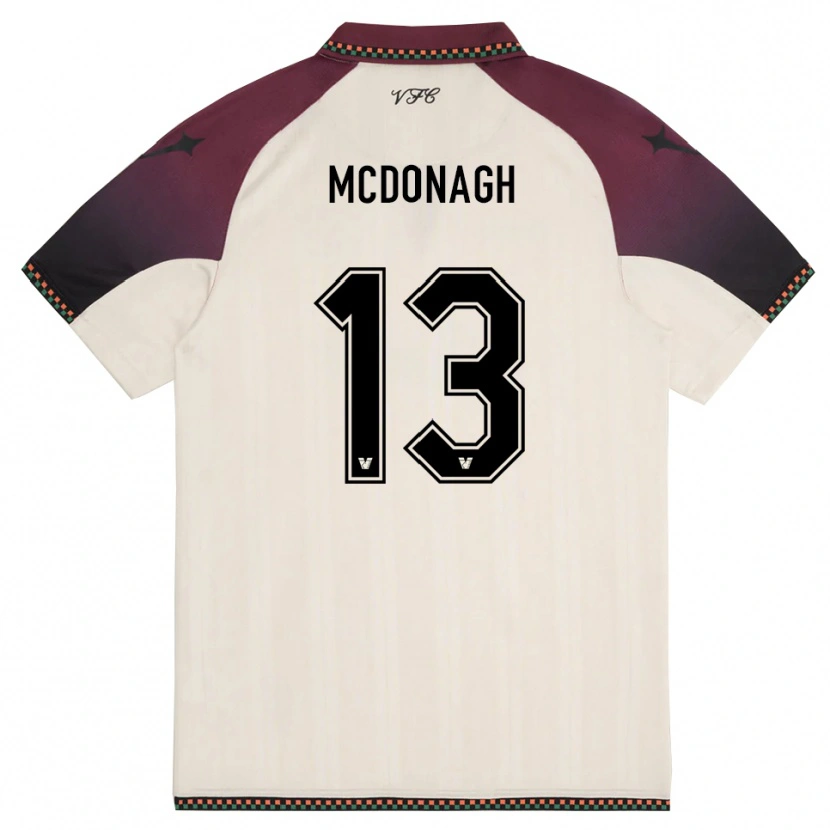 Danxen Barn Oisin Mcdonagh #13 Krämfärgad Vinröd Bortatröja Matchtröjor 2025/26 Tröjor T-Tröja