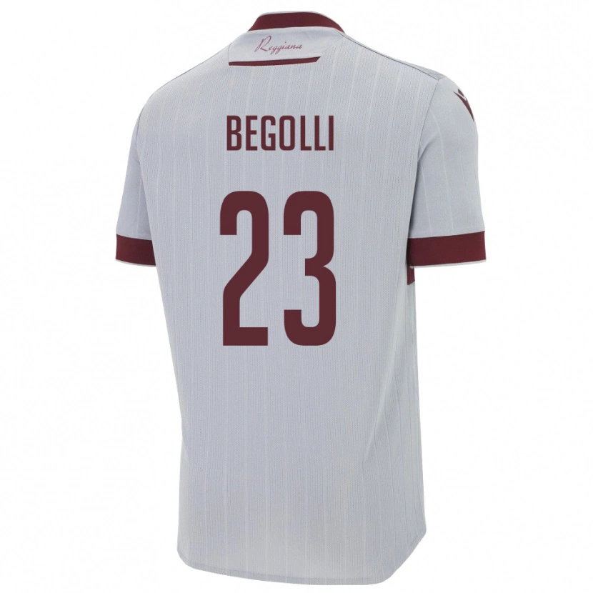 Danxen Barn Leo Begolli #23 Bourgogne Vitt Bortatröja Matchtröjor 2025/26 Tröjor T-Tröja